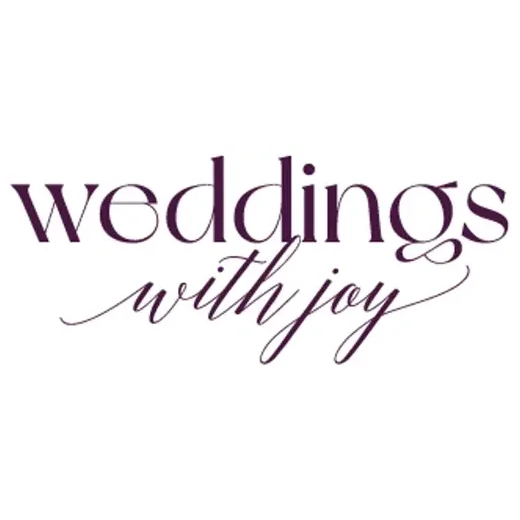 weddingswithjoy brand logo for weddingswithjoy.com