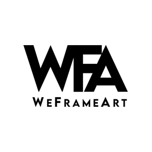 weframeart brand logo for weframeart.com