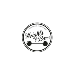 weightsandbars brand logo for weightsandbars.com