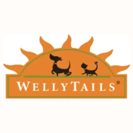 wellytails brand logo for wellytails.com