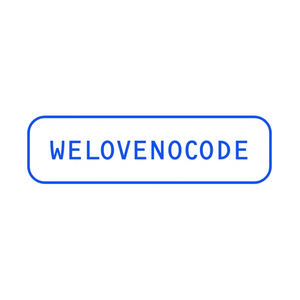 welovenocode brand logo for welovenocode.com