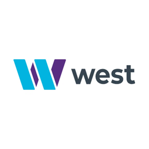 west brand logo for west.com