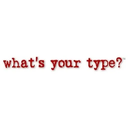whatsyourtype brand logo for whatsyourtype.com