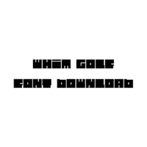 whimgolf brand logo for whimgolf.com