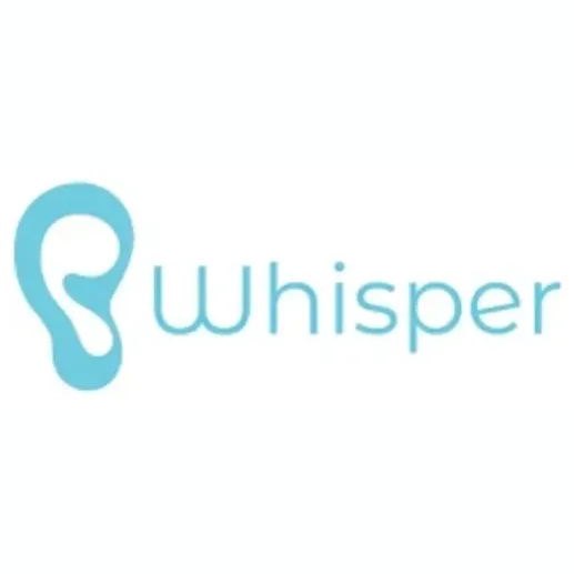 whisperearcare brand logo for whisperearcare.com