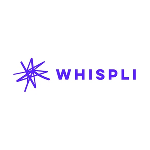 whispli brand logo for whispli.com
