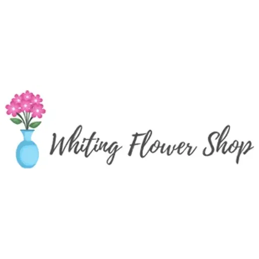 whitingflowershop brand logo for whitingflowershop.com
