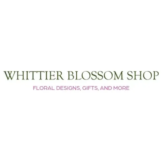 whittierblossomshop brand logo for whittierblossomshop.com