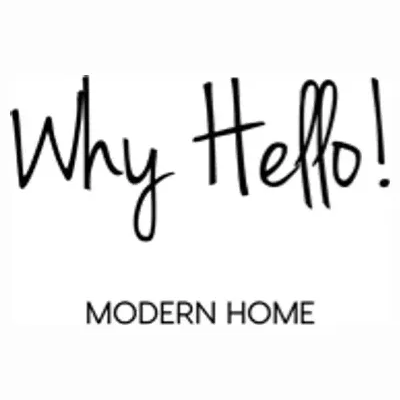 whyhellomodernhome brand logo for whyhellomodernhome.com