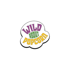 wildaboutpopcorn brand logo for wildaboutpopcorn.com
