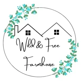 wildandfreefarmhouse brand logo for wildandfreefarmhouse.com
