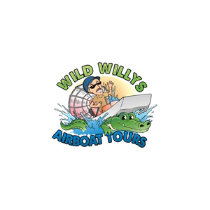 wildwillysairboattours brand logo for wildwillysairboattours.com