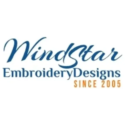 windstarembroidery.com/index.cfm brand logo for windstarembroidery.com