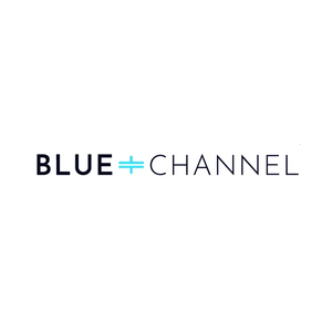 with brand logo for with.blue
