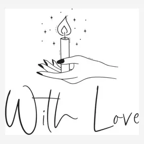 withlovecandlecompany brand logo for withlovecandlecompany.com