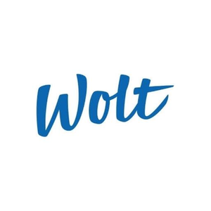 Wolt brand logo for wolt.com