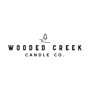 woodedcreekcandleco brand logo for woodedcreekcandleco.com