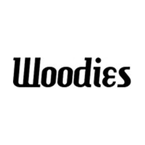 Woodies brand logo for woodies.com