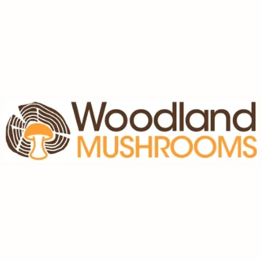 woodlandmushrooms brand logo for woodlandmushrooms.com