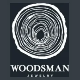 woodsmanjewelry brand logo for woodsmanjewelry.com