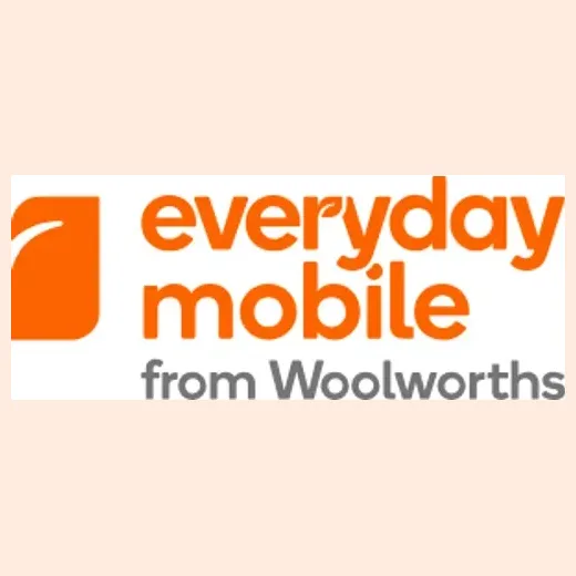 Woolworths' Everyday Mobile brand logo for mobile.everyday.com.au