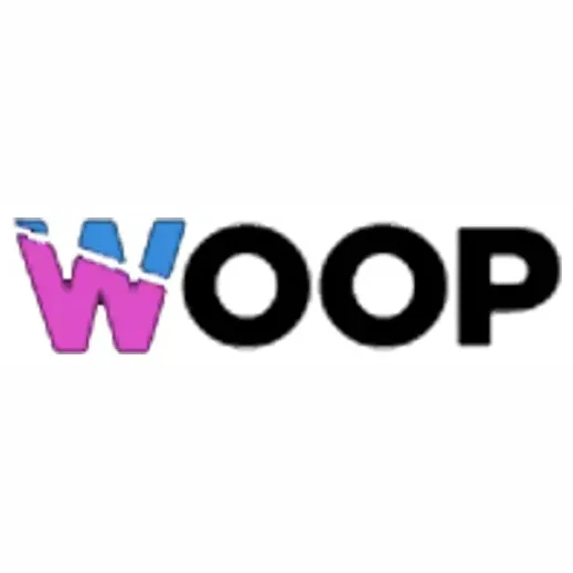 woopstores brand logo for woopstores.com