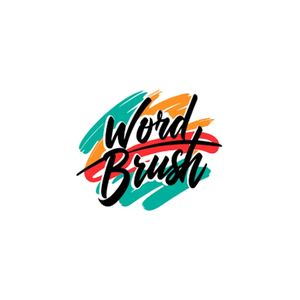 wordbrush brand logo for wordbrush.art