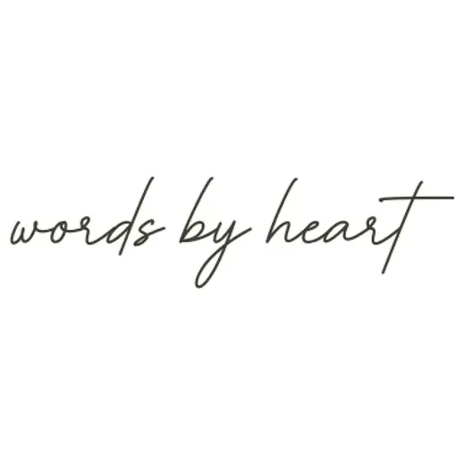 wordsbyheart brand logo for wordsbyheart.com
