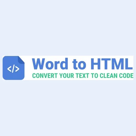 wordtohtml brand logo for wordtohtml.net