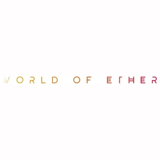 worldofether brand logo for worldofether.com