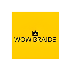 Wow Braids brand logo for international.wowbraids.com