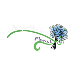wrapngoflorist brand logo for wrapngoflorist.com