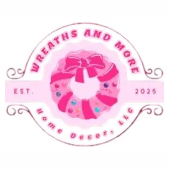 wreathsandmorehomedecor brand logo for wreathsandmorehomedecor.com