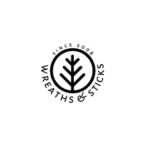 wreathsandsticks brand logo for wreathsandsticks.com