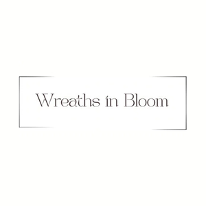 wreathsinbloom brand logo for wreathsinbloom.com