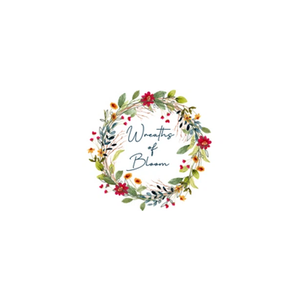 wreathsofbloom brand logo for wreathsofbloom.com
