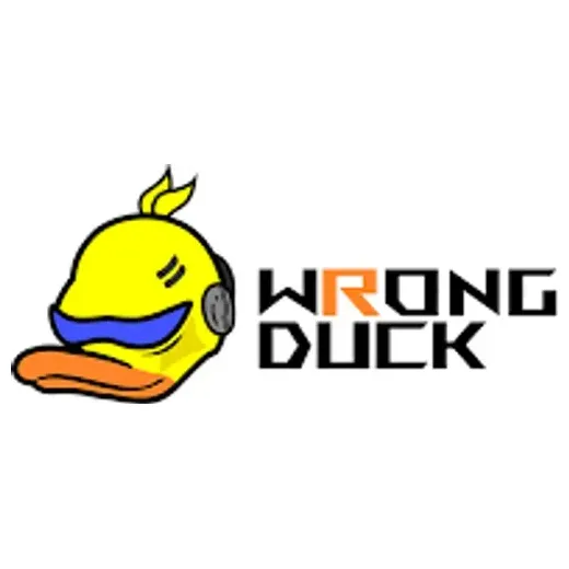 wrongduck brand logo for wrongduck.com