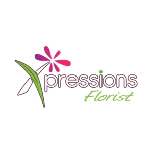 xpressionsflorist brand logo for xpressionsflorist.com