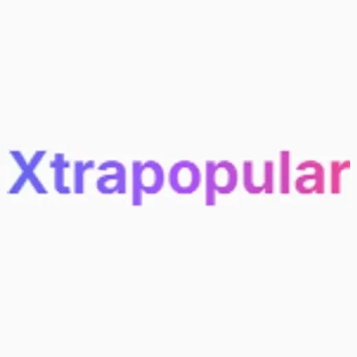 xtrapopular brand logo for xtrapopular.com
