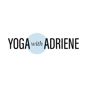 yogawithadriene brand logo for yogawithadriene.com