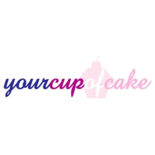 yourcupofcake brand logo for yourcupofcake.com
