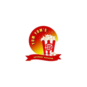 yumyumspopcorn brand logo for yumyumspopcorn.com