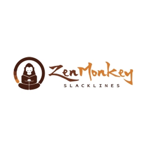 zenmonkeyslacklines brand logo for zenmonkeyslacklines.com