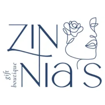 zinniasgiftboutique brand logo for zinniasgiftboutique.com