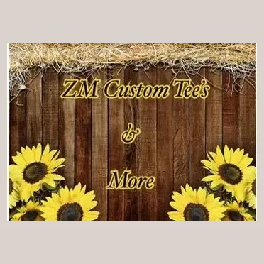 zmcustomtees brand logo for zmcustomtees.com