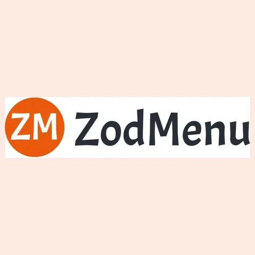 zodmenu brand logo for zodmenu.com